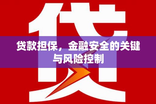 玉溪贷款担保，金融安全的关键与风险控制