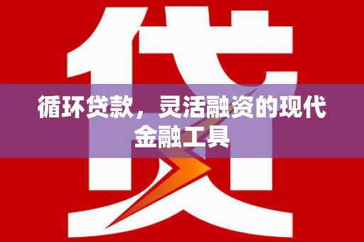 玉溪循环贷款，灵活融资的现代金融工具